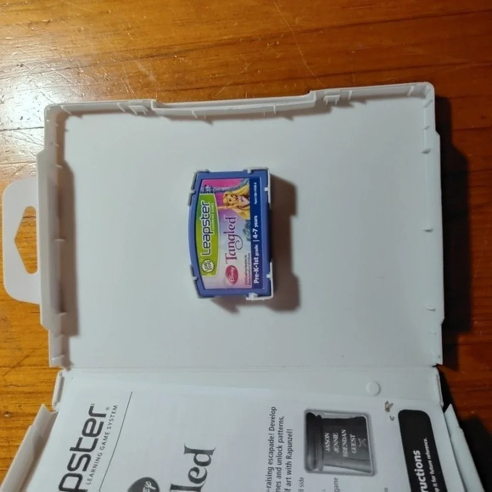 Leap Frog Leapster Learning Game Reading Disney Tangled‎ learn